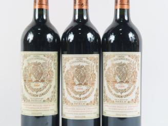 Vente aux enchères 3 BOUTEILLES CHÂTEAU PICHON LONGUEVILLE BARON GCC PAUILLAC - 2004