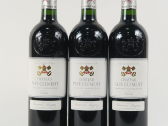 Vente aux enchères 3 BOUTEILLES CHÂTEAU PAPE CLÉMENT GCC GRAVES - 2006