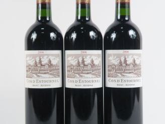 Vente aux enchères 3 BOUTEILLES CHÂTEAU COS D'ESTOURNEL GCC ST ESTEPHE - 2006