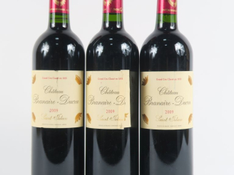Vente aux enchères 3 BOUTEILLES CHÂTEAU BRANAIRE DUCRU GCC ST JULIEN - 2009