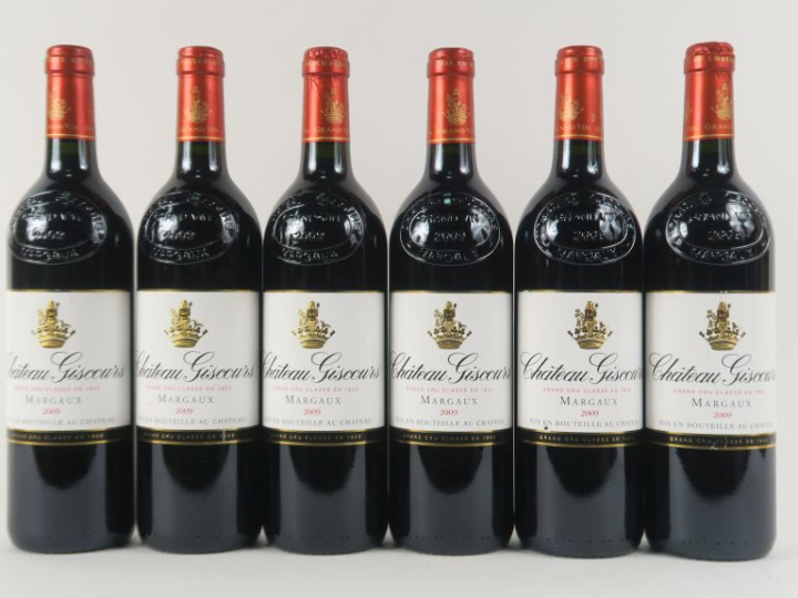 6 BOUTEILLES CHÂTEAU GISCOURS GCC MARGAUX - 2009