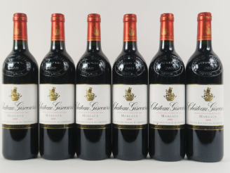Vente aux enchères 6 BOUTEILLES CHÂTEAU GISCOURS GCC MARGAUX - 2009