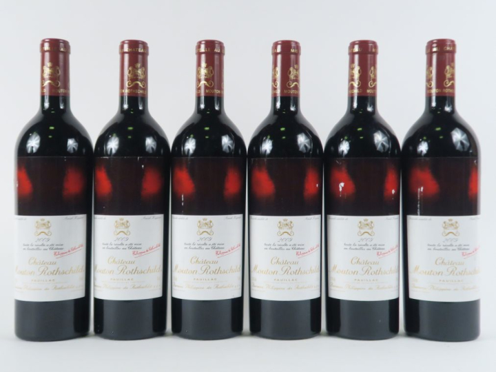 6 BOUTEILLES CHÂTEAU MOUTON ROTHSCHILD 1er GCC PAUILLAC - 2009 - CBO -