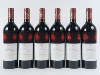 Vente aux enchères 6 BOUTEILLES CHÂTEAU MOUTON ROTHSCHILD 1er GCC PAUILLAC - 2009 - CBO -