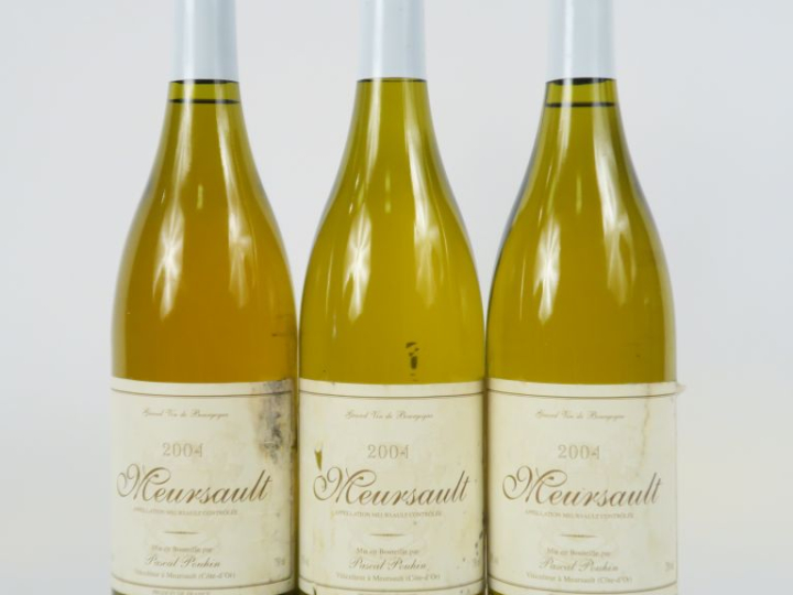 3 BOUTEILLES MEURSAULT P. PROUHIN - 2004 - 1 ET/1 ELA