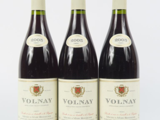 Vente aux enchères 3 BOUTEILLES VOLNAY M.   M. ROSSIGNOL - 2005