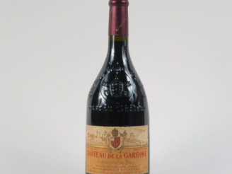 Vente aux enchères 1 BOUTEILLE CHÂTEAU LA GARDINE CHÂTEAUNEUF DU PAPE - 2000