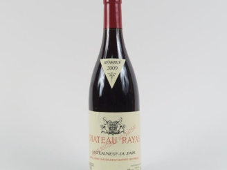 Vente aux enchères 1 BOUTEILLE CHÂTEAU RAYAS CHÂTEAUNEUF DU PAPE - 2009