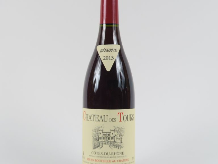 1 BOUTEILLE CHÂTEAU DES TOURS EMMANUEL RAYNAUD CÔTES DU RHÔNE - 2013
