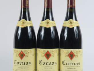 Vente aux enchères 3 BOUTEILLES CORNAS DOMAINE AUGUSTE CLAPE - 2014 - 1 ETLA