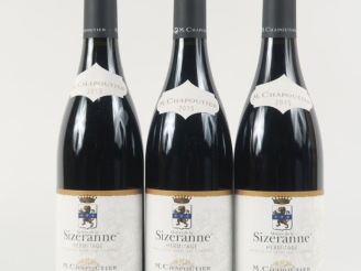 Vente aux enchères 3 BOUTEILLES HERMITAGE 'MONNIER DE LA SIZERANNE' MICHEL CHAPOUTIER - 2
