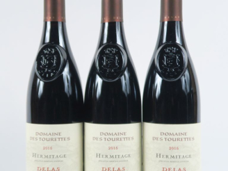 Vente aux enchères 3 BOUTEILLES HERMITAGE 'DOMAINE DES TOURETTES' DELAS - 2016