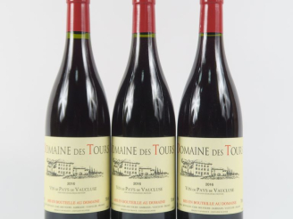 Vente aux enchères 3 BOUTEILLES DOMAINE DES TOURS EMMANUEL RAYNAUD - 2016