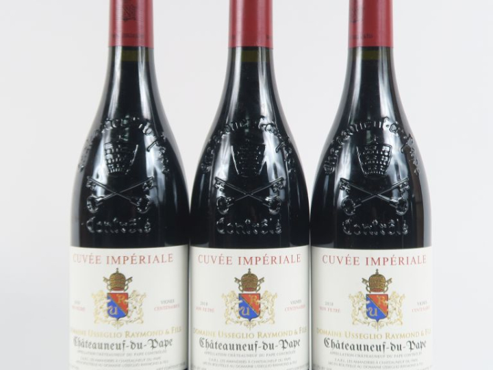 3 BOUTEILLES DOMAINE USSEGLIO RAYMOND   FILS 'CUVÉE IMPÉRIALE' CHÂTEAU