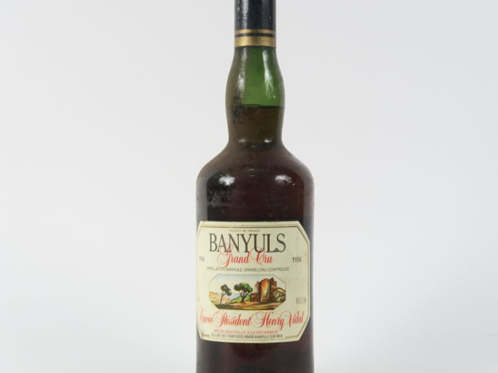 1 BOUTEILLE BANYULS GC 'CUVÉE PRÉSIDENT HENRY VIDAL' - 1956