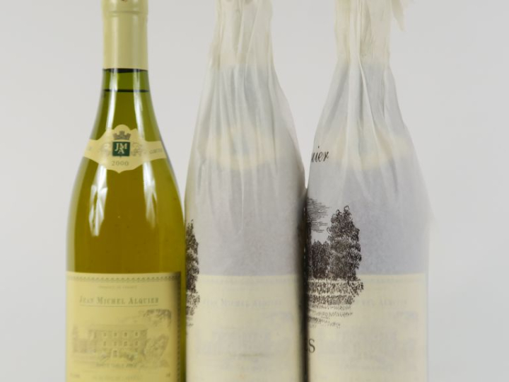 3 BOUTEILLES DOMAINE J. M. ALQUIER BLANC PAYS DE L'HÉRAULT - 2000
