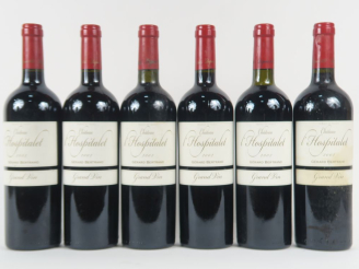 Vente aux enchères 6 BOUTEILLES CHÂTEAU L'HOSPITALET LA CLAPE - 2002