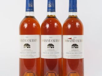 Vente aux enchères 3 BOUTEILLES DOMAINE CAUHAPÉ 'NOBLESSE DU PETIT MANSENG' JURANCON- 198