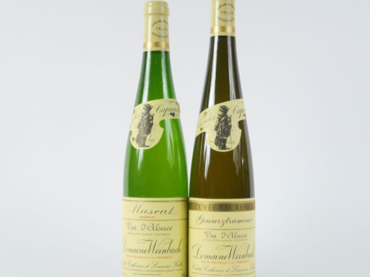 2 BOUTEILLES DOMAINE WEINBACH 'CLOS DES CAPUCINS' 2005 : 1 GEWURZTRAMI
