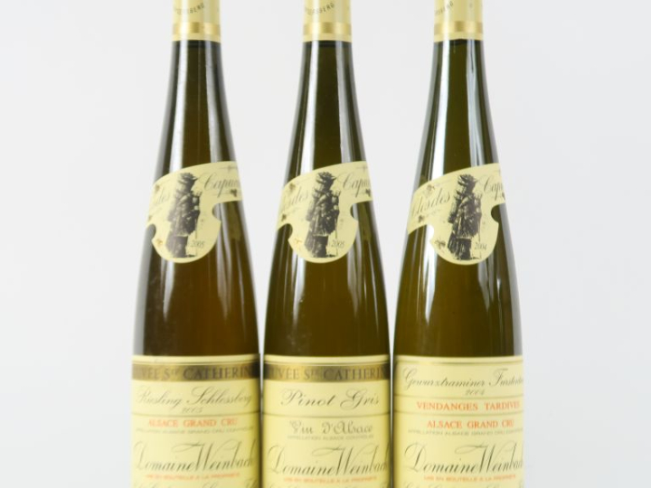 3 BOUTEILLES DOMAINE WEINBACH 'CLOS DES CAPUCINS' : 1 RIESLING SCHLOSS