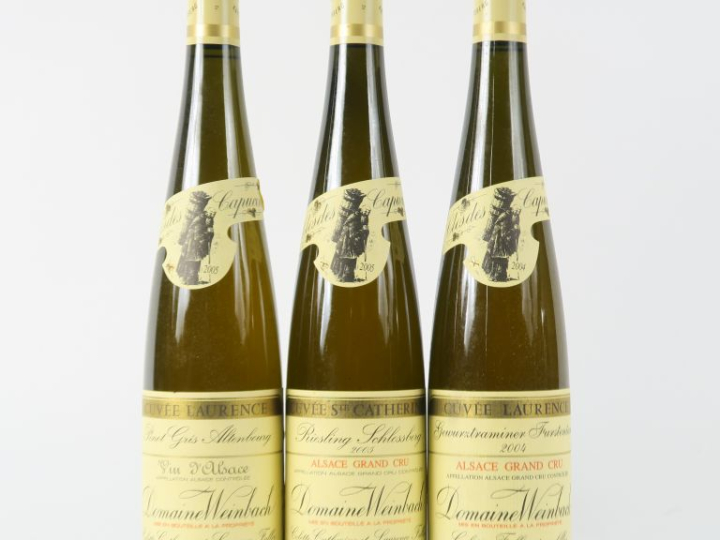 3 BOUTEILLES DOMAINE WEINBACH 'CLOS DES CAPUCINS' : 1 RIESLING SCHLOSS