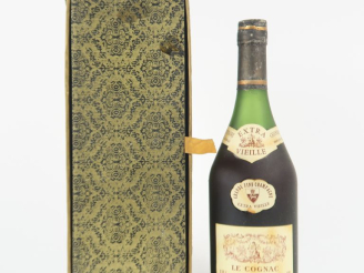 Vente aux enchères 1 BOUTEILLE COGNAC GRANDE FINE CHAMPAGNE 'EXTRA VIEILLE' MAISON GODOT 