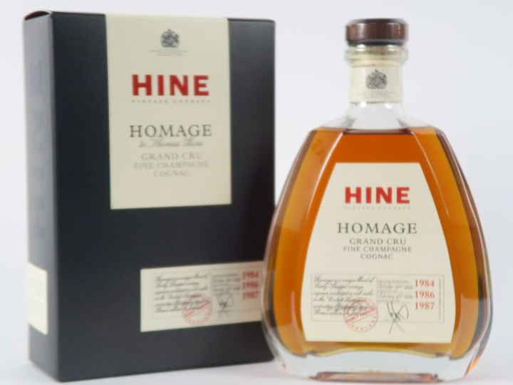 1 BOUTEILLE COGNAC GRANDE FINE CHAMPAGNE 'HOMAGE' HINE - COFFRET
