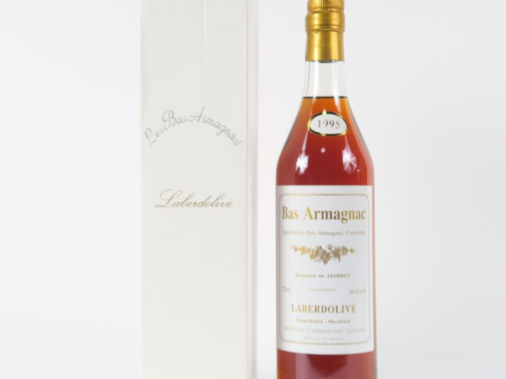 1 BOUTEILLE BAS ARMAGNAC LABERDOLIVE DOMAINE DE JAURREY 46° - 1995 - M