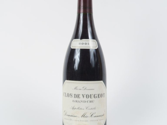 Vente aux enchères 1 BOUTEILLE CLOS DE VOUGEOT GC DOMAINE MEO CAMUZET - 2001 - ETLT