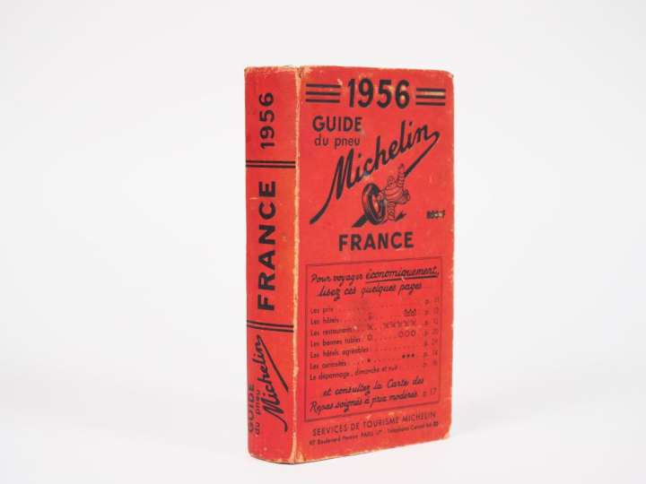 MICHELIN.  Guide rouge 1956. (petits accidents et frottements, couvert