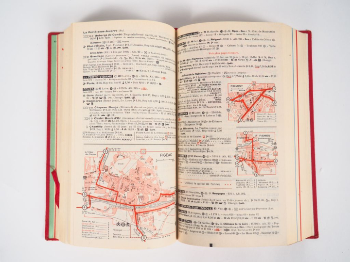 MICHELIN.  Guide rouge 1966. (petits accidents).