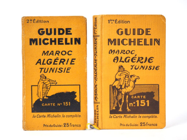 MICHELIN. Guides "Maroc, Algérie Tunisie", première et deuxième éditio