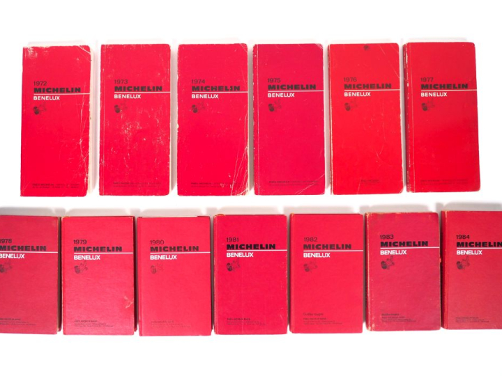 MICHELIN. Collection complète de guides Bénélux, édition française, de