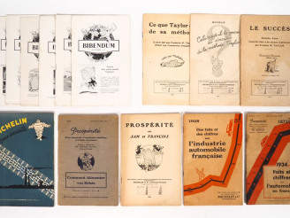 Vente aux enchères MICHELIN Lot de quinze livrets ou fascicules : -  Six Bibendum ( sept 