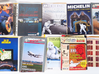 Vente aux enchères MICHELIN. Lot important de magazines et de revues, de fascicules publi