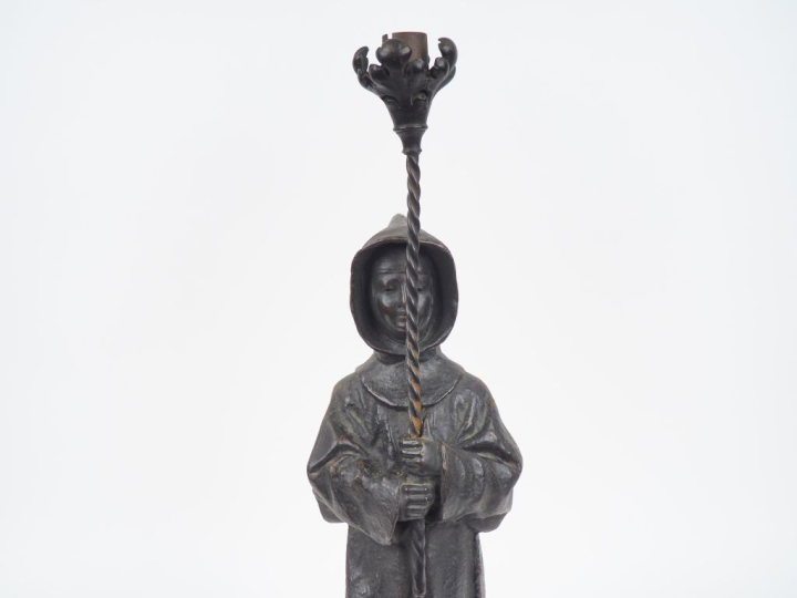 Paul-Louis Loiseau Rousseau.  "Religieuse en procession".  Sculpture e