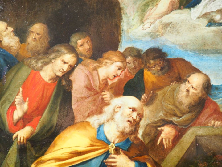 Frans FRANCKEN (vers 1581-1642) L'Assomption de la Vierge Cuivre Haute