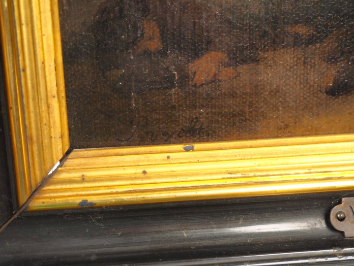 Pieter Hermansz VERELST (Dordrecht 1608 - 1675) "Repos de paysans" Toi