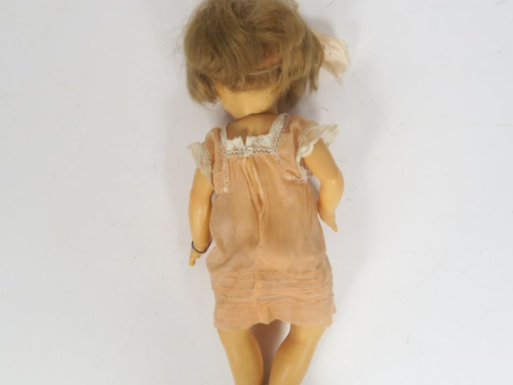 	Poupée Petitcollin bobette celluloïd marquée de la tête d'aigle 43/1 
