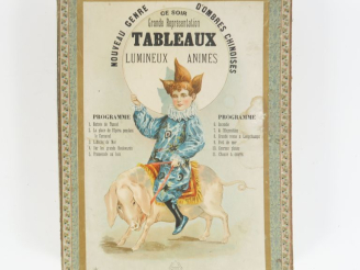 Vente aux enchères Jeu SAUSSINE Paris : le nouveau genre d’ombres chinoises, tableau lumi