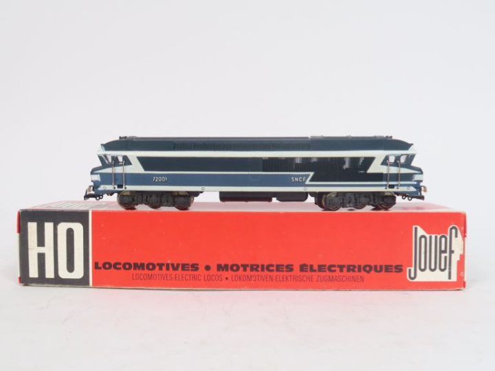 	Lot de matériel roulant H0 de marque Jouef dont motrice diesel CC 72 