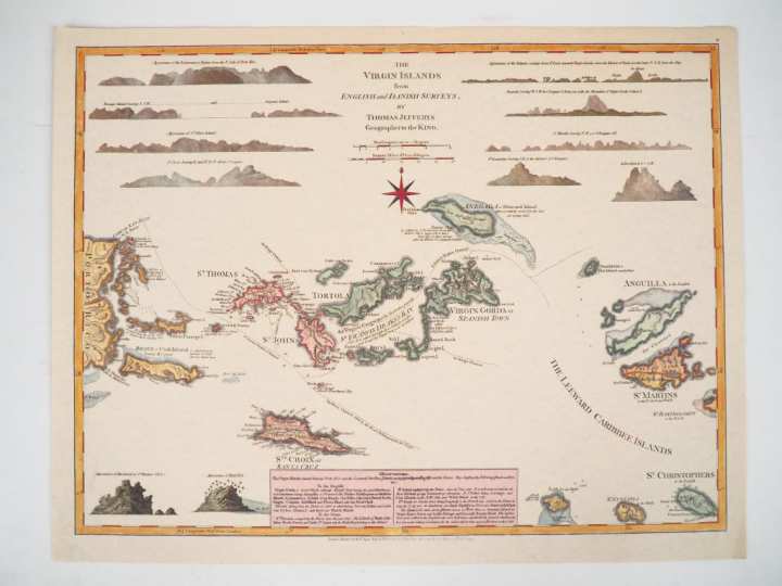 [ANTILLES]. JEFFERYS (Thomas). THE VIRGIN ISLANDS from English and Dan