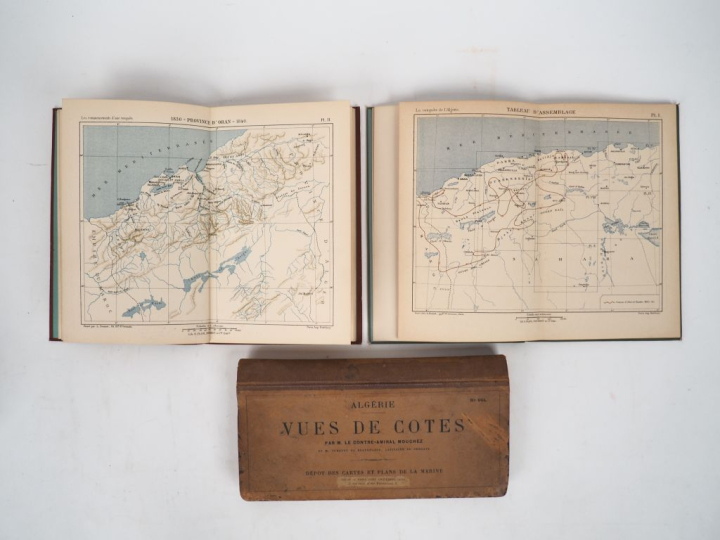 [ALGÉRIE]. MOUCHEZ (Contre-amiral). ALGÉRIE. VUES DE CÔTES. Dépôt des 