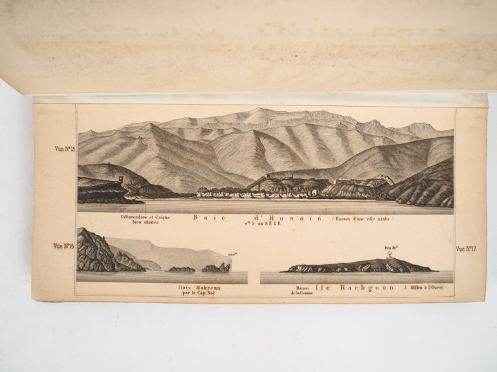 [ALGÉRIE]. MOUCHEZ (Contre-amiral). ALGÉRIE. VUES DE CÔTES. Dépôt des 