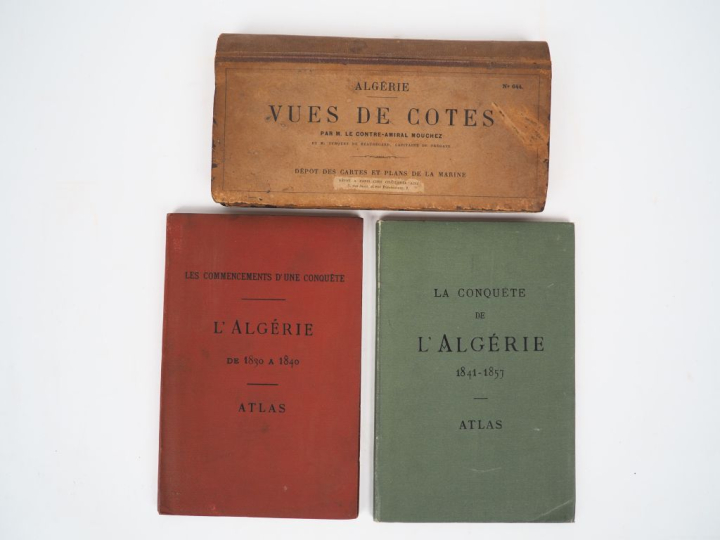 [ALGÉRIE]. MOUCHEZ (Contre-amiral). ALGÉRIE. VUES DE CÔTES. Dépôt des 