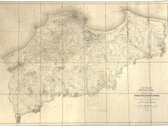 Vente aux enchères [ALGÉRIE]. VAILLANT (Maréchal). ALGÉRIE – Département d’Alger. CARTE D