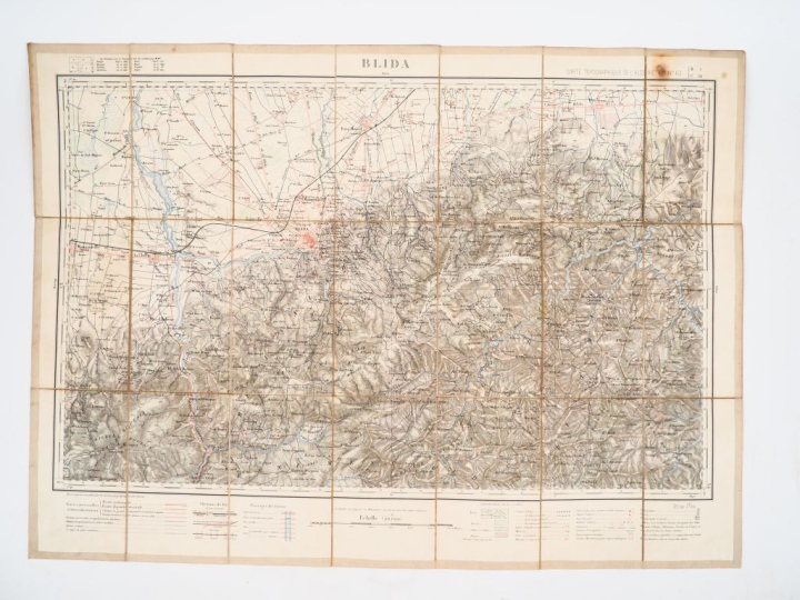 [ALGÉRIE]. ALGÉRIE d’après les cartes de l’état-major et les documents