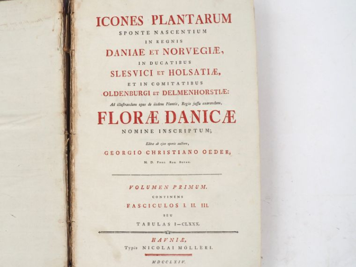 [BOTANIQUE]. OEDER (G. Ch.). ICONES PLANTARUM […] FLORAE DANICAE. Havn