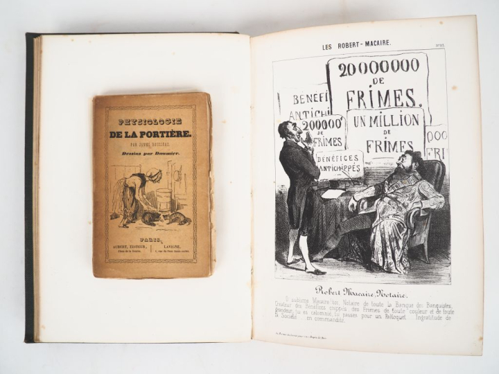 [DAUMIER]. DAUMIER (H.). LES CENT ROBERT MACAIRE. P., Au Bureau du Jou