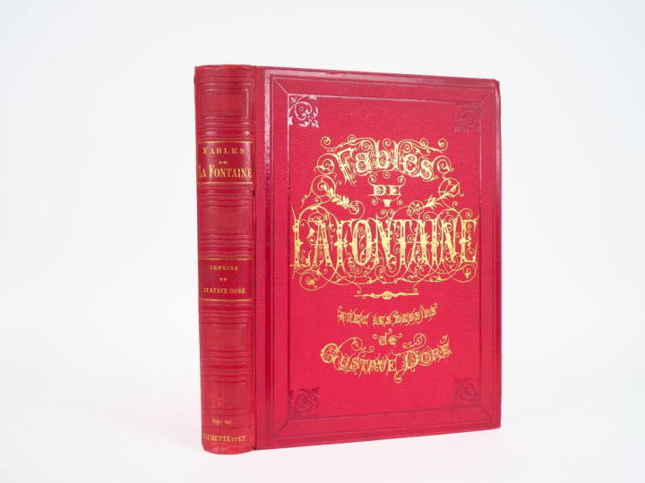 LA FONTAINE (J. de). FABLES DE LA FONTAINE. Paris, Hachette, 1868. In-